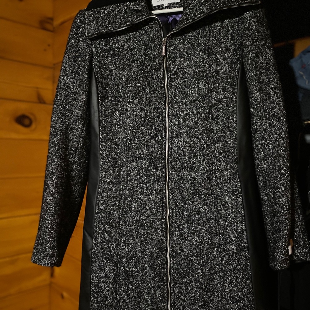 Calvin Klein mid length coat